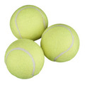 Hundelegetøj tennisbold med lyd 3-pk. 